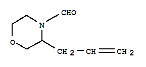 4-Morpholinecarboxaldehyde, 3-(2-propenyl)-(9ci) Structure,813433-69-1Structure