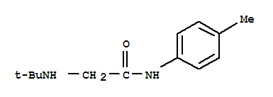 (9ci)-2-[(1,1-二甲基乙基)氨基]-n-(4-甲基苯基)-乙酰胺结构式_813450-52-1结构式