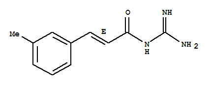 (2e)-(9ci)-n-(氨基亚氨基甲基)-3-(3-甲基苯基)-2-丙酰胺结构式_815585-14-9结构式