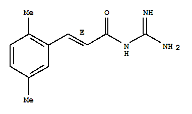 (2e)-(9ci)-n-(氨基亚氨基甲基)-3-(2,5-二甲基苯基)-2-丙酰胺结构式_815585-28-5结构式