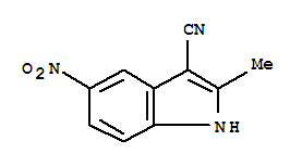 2-Methyl-5-nitro-1h-indole-3-carbonitrile Structure,815586-77-7Structure