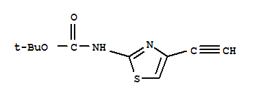 Tert-butyl 4-ethynylthiazol-2-ylcarbamate Structure,815610-14-1Structure