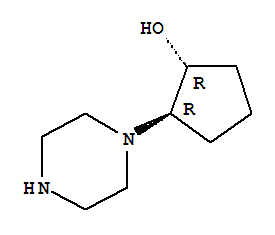 (1R,2R)-2-(哌嗪-1-基)环戊醇结构式_815632-26-9结构式