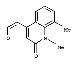 (9ci)-5,6-二甲基-呋喃并[2,3-c]喹啉-4(5h)-酮结构式_816418-42-5结构式