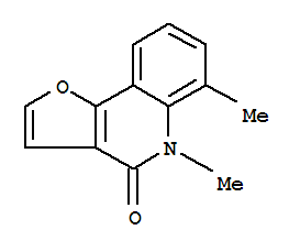 (9ci)-5,6-二甲基-呋喃并[3,2-c]喹啉-4(5h)-酮结构式_816418-43-6结构式