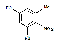 [1,1-Biphenyl]-3-ol,5-methyl-6-nitro-(9ci) Structure,816423-25-3Structure