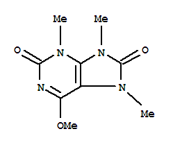 2H-purine-2,8(3h)-dione,7,9-dihydro-6-methoxy-3,7,9-trimethyl-(9ci) Structure,817631-41-7Structure