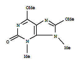 2H-purin-2-one,3,9-dihydro-6,8-dimethoxy-3,9-dimethyl-(9ci) Structure,817631-45-1Structure