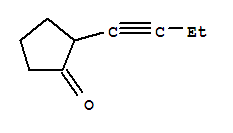 Cyclopentanone, 2-(1-butynyl)-(9ci) Structure,81792-48-5Structure