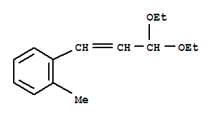 Benzene, 1-(3,3-diethoxy-1-propenyl)-2-methyl-(9ci) Structure,819066-30-3Structure