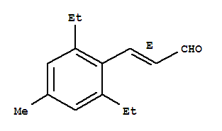 (2e)-(9ci)-3-(2,6-二乙基-4-甲基苯基)-2-丙烯醛结构式_819066-33-6结构式