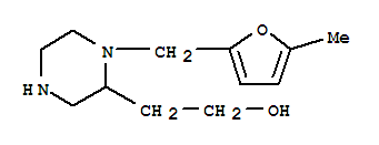 (9ci)-1-[(5-甲基-2-呋喃)甲基]-2-哌嗪乙醇结构式_819802-25-0结构式