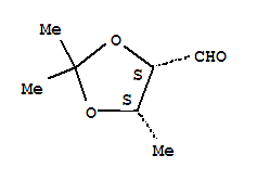 1,3-Dioxolane-4-carboxaldehyde, 2,2,5-trimethyl-, (4s-cis)-(9ci) Structure,82010-51-3Structure