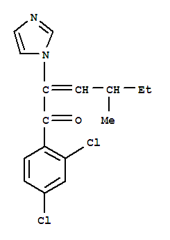 2-Hexen-1-one, 1-(2,4-dichlorophenyl)-2-(1h-imidazol-1-yl)-4-methyl- Structure,82013-28-3Structure