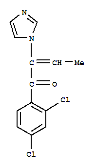 2-Buten-1-one, 1-(2,4-dichlorophenyl)-2-(1h-imidazol-1-yl)- Structure,82013-33-0Structure