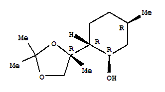 Cyclohexanol, 5-methyl-2-[(4r)-2,2,4-trimethyl-1,3-dioxolan-4-yl]-, (1r,2r,5r)-(9ci) Structure,820208-73-9Structure