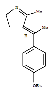 (9ci)-4-[1-(4-乙氧基苯基)亚乙基]-3,4-二氢-5-甲基-,(4e)-2H-吡咯结构式_820213-27-2结构式