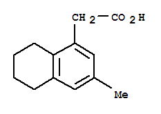 (9ci)-5,6,7,8-四氢-3-甲基-1-萘乙酸结构式_820258-43-3结构式