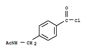 Benzoyl chloride, 4-[(acetylamino)methyl]-(9ci) Structure,82086-13-3Structure