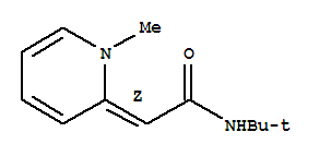 (2z)-(9ci)-n-(1,1-二甲基乙基)-2-(1-甲基-2(1h)-吡啶)-乙酰胺结构式_821021-75-4结构式