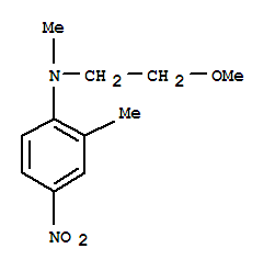 Benzenamine, n-(2-methoxyethyl)-n,2-dimethyl-4-nitro-(9ci) Structure,821776-66-3Structure