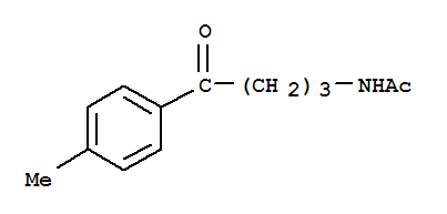 (9ci)-n-[4-(4-甲基苯基)-4-氧代丁基]-乙酰胺结构式_823821-73-4结构式