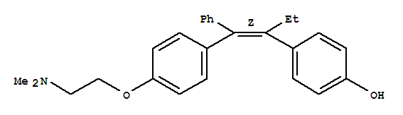 4Hydroxy tamoxifen Structure,82413-23-8Structure