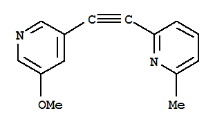 Pyridine,2-[(5-methoxy-3-pyridinyl)ethynyl]-6-methyl-(9ci) Structure,824389-37-9Structure