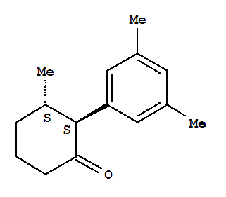 (2s,3s)-(9ci)-2-(3,5-二甲基苯基)-3-甲基-环己酮结构式_824390-80-9结构式