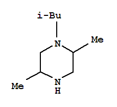 (9ci)-2,5-二甲基-1-(2-甲基丙基)-哌嗪结构式_82516-29-8结构式