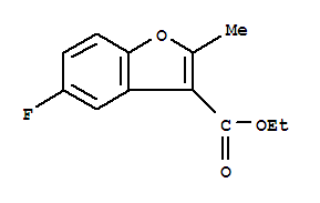 3-Benzofurancarboxylicacid,5-fluoro-2-methyl-,ethylester(9ci) Structure,826990-64-1Structure