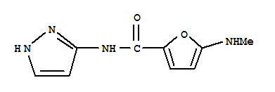 2-Furancarboxamide, 5-(methylamino)-n-1h-pyrazol-3-yl- Structure,826991-15-5Structure