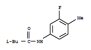 Butanamide, n-(3-fluoro-4-methylphenyl)-3-methyl-(9ci) Structure,826996-18-3Structure