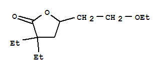 2(3H)-furanone,5-(2-ethoxyethyl)-3,3-diethyldihydro-(9ci) Structure,827017-67-4Structure