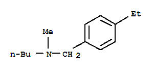 Benzenemethanamine, n-butyl-4-ethyl-n-methyl-(9ci) Structure,827333-01-7Structure