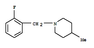 (9ci)-1-[(2-氟苯基)甲基]-4-甲基-哌啶结构式_827333-10-8结构式