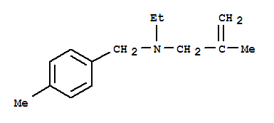 Benzenemethanamine, n-ethyl-4-methyl-n-(2-methyl-2-propenyl)-(9ci) Structure,827333-27-7Structure