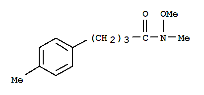 Benzenebutanamide, n-methoxy-n,4-dimethyl-(9ci) Structure,827345-02-8Structure