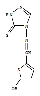 (9ci)-2,4-二氢-4-[[(5-甲基-2-噻吩)亚甲基]氨基]-3H-1,2,4-噻唑-3-硫酮结构式_828275-06-5结构式