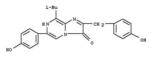 Imidazo[1,2-a]pyrazin-3(7h)-one,6-(4-hydroxyphenyl)-2-[(4-hydroxyphenyl)methyl]-8-(1-methylethyl)- Structure,828939-94-2Structure