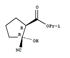 (1R,2R)-(9CI)-2-氰基-2-羟基环戊烷羧酸-1-甲基乙酯结构式_834886-18-9结构式