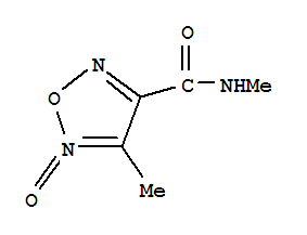 1,2,5-Oxadiazole-3-carboxamide, n,4-dimethyl-, 5-oxide Structure,83644-90-0Structure