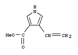 (9ci)-4-乙烯-1H-吡咯-3-羧酸甲酯结构式_83670-75-1结构式