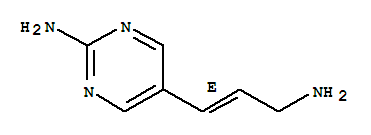 (e)-(9ci)-5-(3-氨基-1-丙烯基)-2-嘧啶胺结构式_83681-28-1结构式