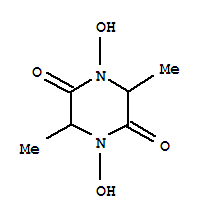 (9ci)-1,4-二羟基-3,6-二甲基-2,5-哌嗪二酮结构式_83727-16-6结构式