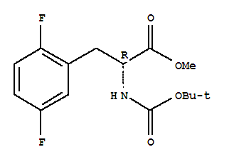 Methyl (2r)-2-[(tert-butoxycarbonyl)amino]-3-(2,5-difluorophenyl)propanoate Structure,837430-11-2Structure