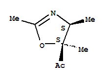 Ethanone, 1-(4,5-dihydro-2,4,5-trimethyl-5-oxazolyl)-, cis-(9ci) Structure,83750-11-2Structure