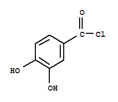 Benzoyl chloride, 3,4-dihydroxy-(9ci)Structure,83759-00-6Structure Benzoyl chloride, 3,4-dihydroxy-(9ci) Structure,83759-00-6Structure