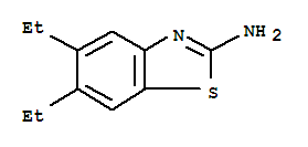 2-Benzothiazolamine,5,6-diethyl-(9ci) Structure,83777-92-8Structure