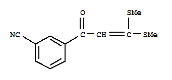 3-(3,3-Bis-methylsulfanyl-acryloyl)-benzonitrile Structure,838871-76-4Structure